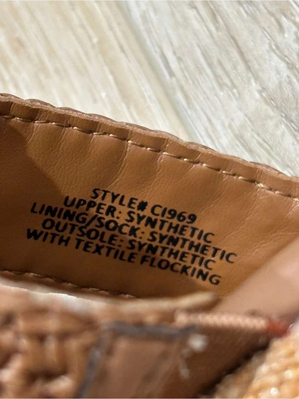 NWOB J. Crew Factory Fisherman flat-form wedges, size 9 Cedar Wood